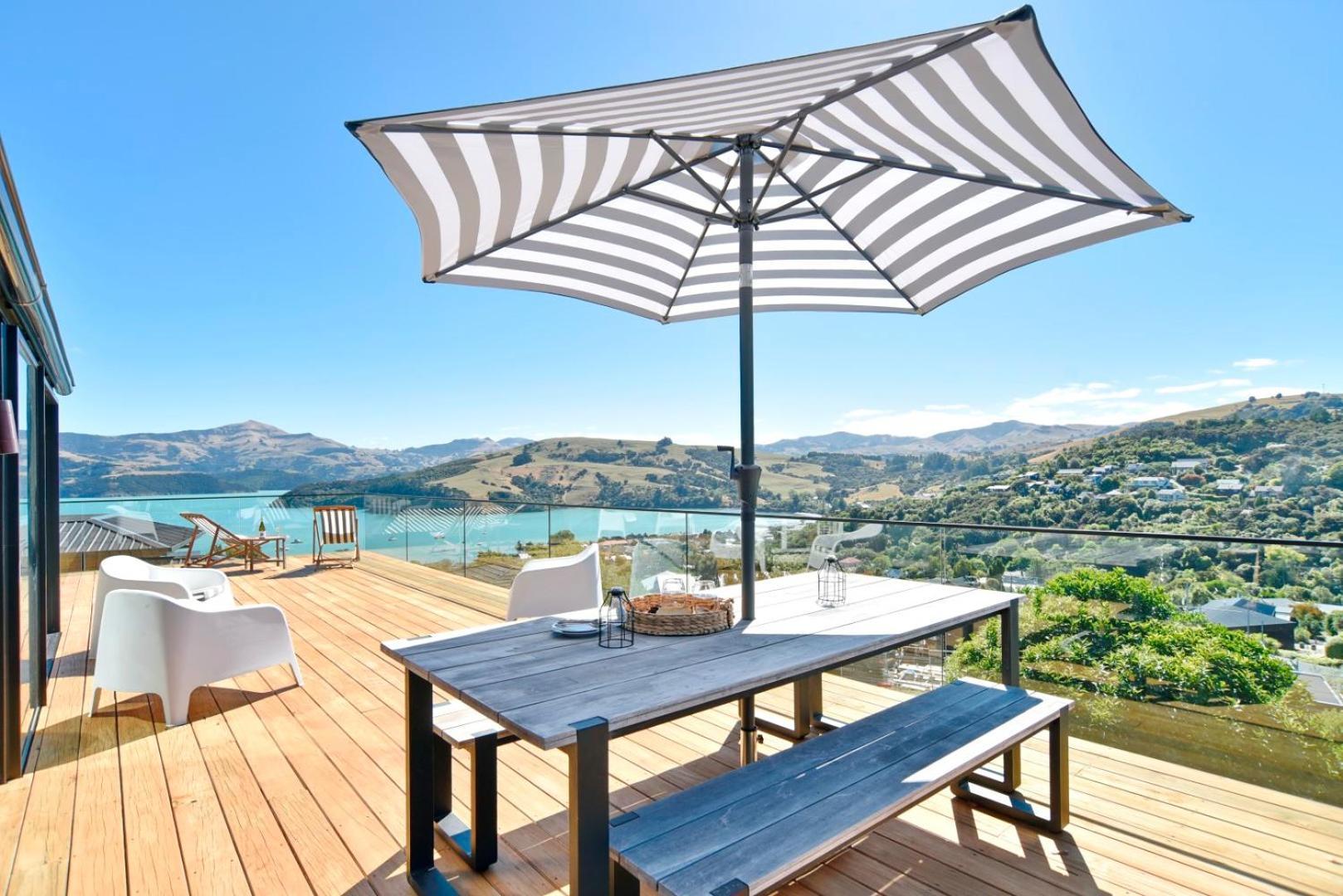 Akaroa Harbour View - Christchurch Holiday Homes Eksteriør bilde
