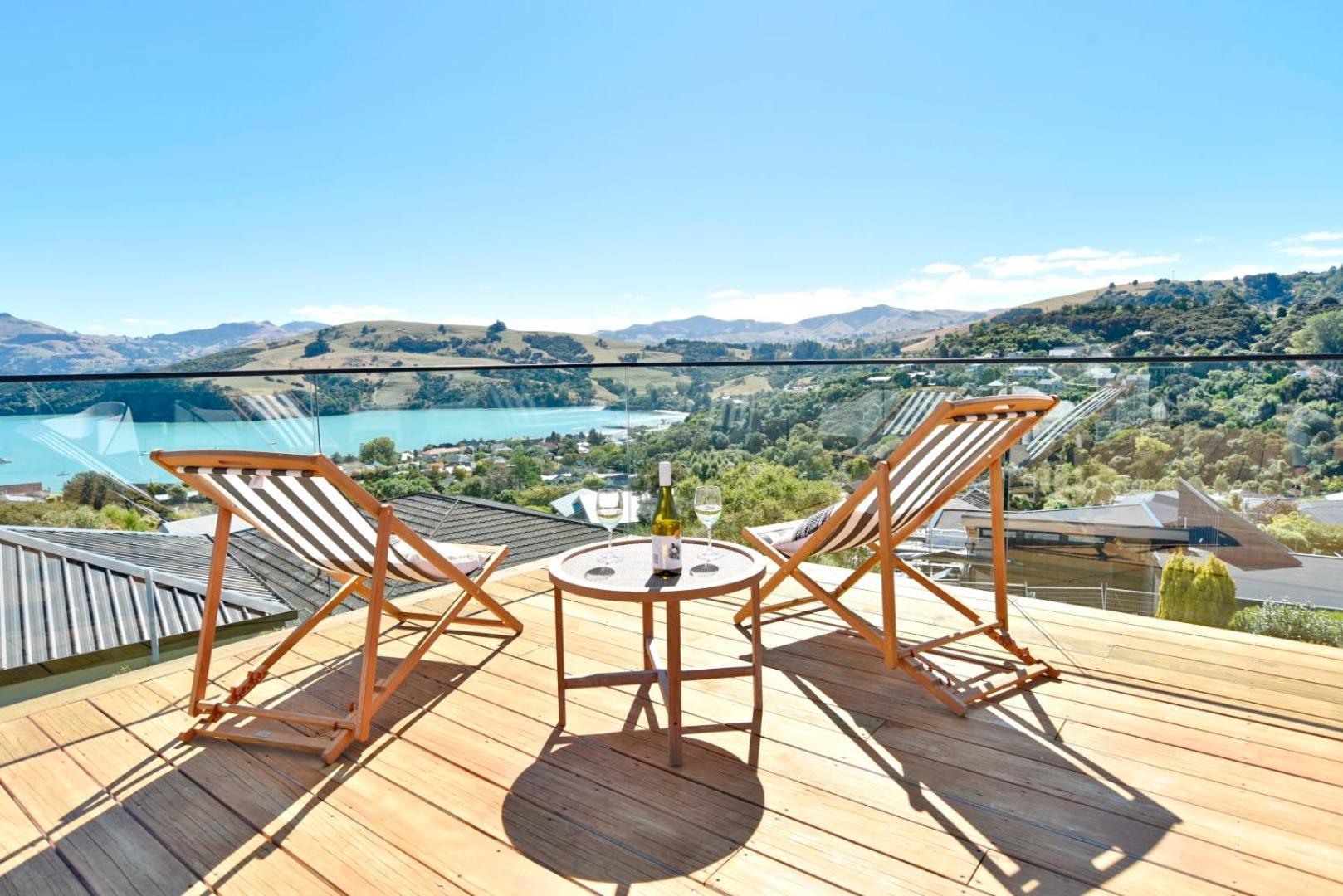 Akaroa Harbour View - Christchurch Holiday Homes Eksteriør bilde